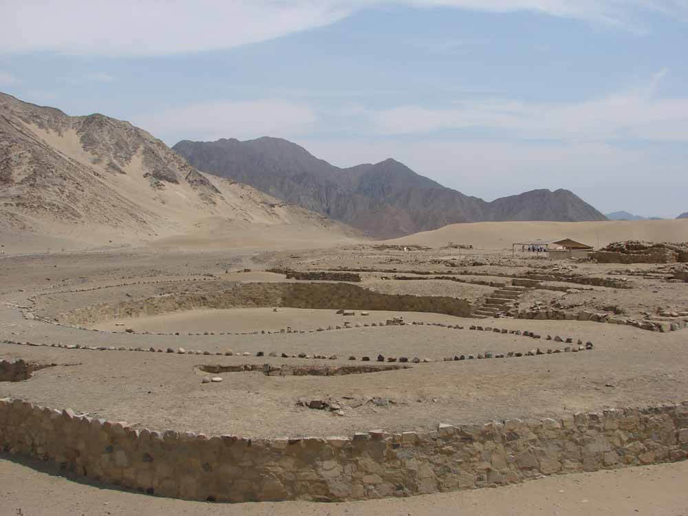 Caral Templo Plaza Circular